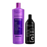 Progressiva Prohall 1 Litro + Matizador Black Platinum Mhair