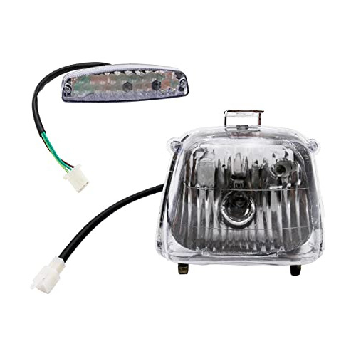 Lámpara Frontal Pro Bat Chinese Atv Quad+barra Trasera Led D