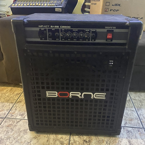 Amplificador Borne Impact Bass Cb200 Para Baixo - Usado!