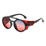 Gafas De Sol Steampunk Rustic Mad Max  Bullet Rojo