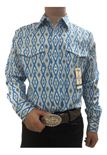 Camisa Vaquera Caballero Wrangler Checotah