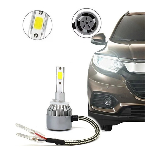 Kit Lâmpada Led Carro 6000k 8000 Lumens Super Branca Xenon