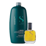 Kit Alfaparf Sdl Reconstruction - Shampoo 1000ml + Óleo 50ml