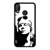 Funda Case Para Huawei Axl Guns And Roses Blanco