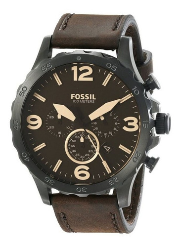 Reloj  Fossil Jr1487  100% Original Cuero Cronografo