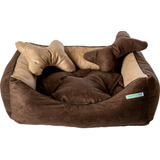 Cama Caminha Pet Cachorro Gato 60x50 Completa 2 Peças