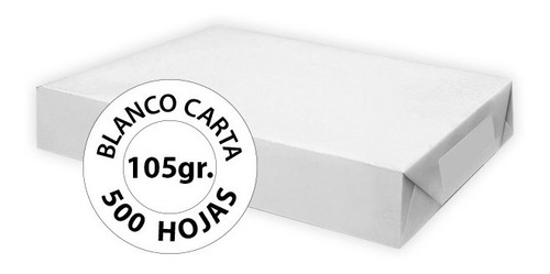 Papel Bond Blanco Carta 105 Gr - 500 Hojas