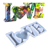 Molde Silicon Letras Love Amor