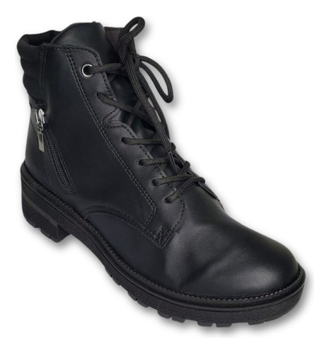 Coturno Tratorado Dakota Bota Cano Curto Salto G9564 Preto