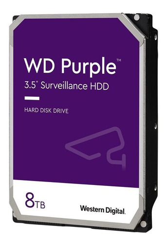 Hdd 8tb Western Digital 3.5 Purple 256mb Videovigilancia