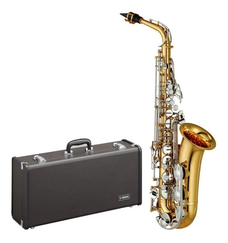 Sax Alto Yamaha Yas26id Mib Completo C/ Case Novo + Nf