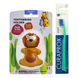 Escova Dental Curaprox Smart + Porta Escova Ventosa Menino