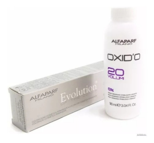 Kit Alfaparf Tintura X 60g + 1 Oxidante 20 Vol X 90ml