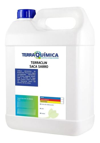 Desincrustante Saca Sarro Terraclin 5 Lts