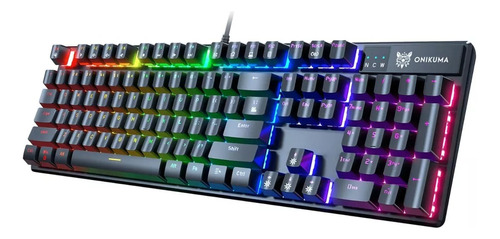 Teclado Gamer Mecánico Rgb Keyboard Para Juego Onikuma