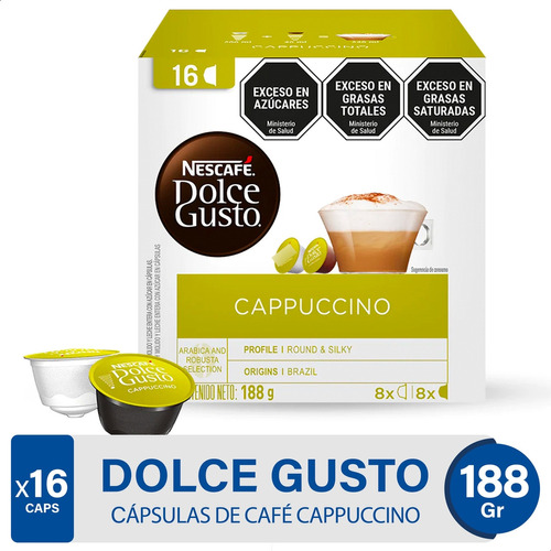 Capsulas Dolce Gusto Nescafe Cappuccino Cafe - 01mercado