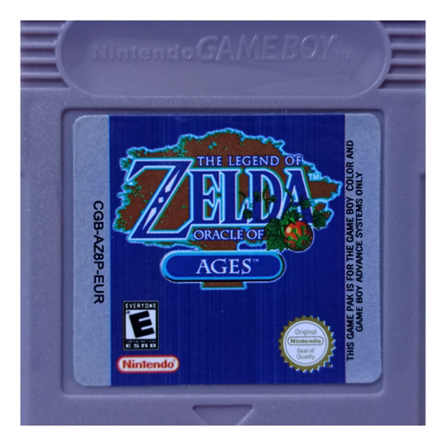 Zelda Oracle Of Ages Para Game Boy Color, Advance. Repro