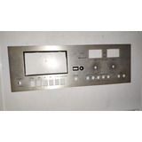 Painel Original Aço Escovado: Tape Deck Akai Cs-705d Usado