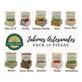 Jabón Natural Artesanal Kit 10 Piezas (paquete 4)