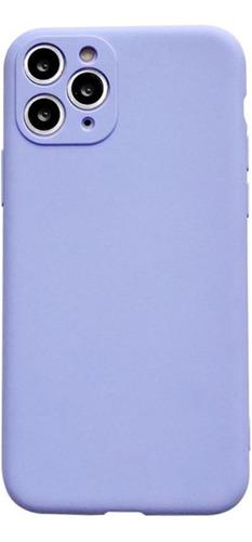 Funda Carcasa Silicona Lila Para iPhone 13 Pro Max