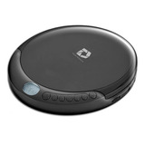 Discman Player Deluxe Products Mp3 Auxiliar Portatil Cd Color Negro