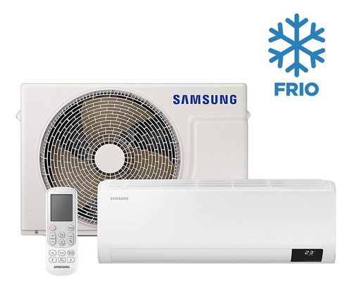 Ar Condicionado Split Digital Inverter Ultra Samsung 18000 Btus Frio 220v Monofásico Ar18cvhzawknaz