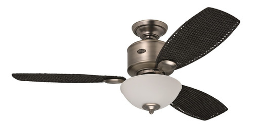 Ventilador De Techo 54puLG West Indies I I Hunter Negro Mate