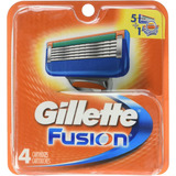 Gillette Fusion - 4 Unidades