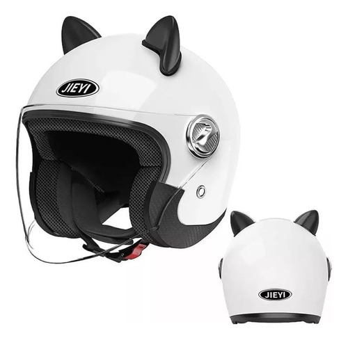 Con Orejas Gato Casco Mujer Moto Para Hombres Y Mujeres