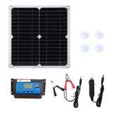 Kits De Panel Solar Carga Monocristalino 100a + Controlador