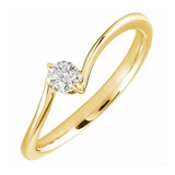 Anillo Compromiso Oro 10kt Brillante Ruso Envio Gratis S3