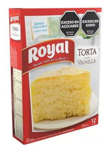 Torta Royal Para Preparar Sabor Vainilla Grande