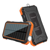Cargador Solar Banco De Energia Solar 30000mah Impermeable P