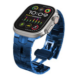 Malla Para Apple Watch Series 9/8/7/se Ultra 2 49mm Azul 