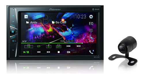 Rádio Automotivo 6,2 Pol Fm Bt Usb Pioneer Dmh-g228bt Câmera