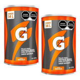 Gatorade En Polvo Sabor Naranja 2 Botes De 2.38kg. 68 Litros