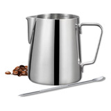 Milk Frothing Pitcher - 12oz/350ml Stainless Steel Espres...