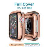 Carcasa Tpu Para Apple Watch Oro Rosado - Tallas Y Series