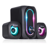 Home Theater Subwoofer 2.1 Caixa De Som Bluetooth Rgb Tv P2