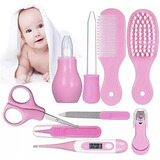 Set Cuidados Bebe 10 En 1 Manicure Peine Termometro Medicina