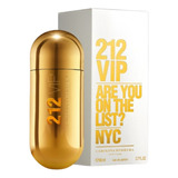 Perfume Importado 212 Vip Feminino Edp 125ml - Carolina Herrera - 100% Original Lacrado Com Selo Adipec E Nota Fiscal Pronta Entrega