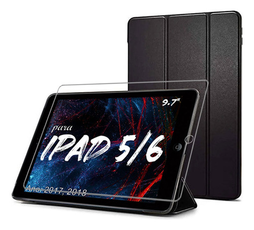 Capa Case Smart Para iPad 5a 6a 9.7  (não É Air)+ Pelicula