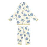 Conjunto Infantil Feminino Floral Trick Nick Azul