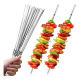 50 Pcs Barbacoa Pinchos Anticuchos Brochetas Asados Fierros