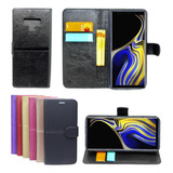 Capa Carteira Para Galaxy Note 9 Flip Case + Pelicula Vidro