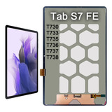 Tela Display Frontal Para Samsung Galaxy Tab S7 Fe T730 T735