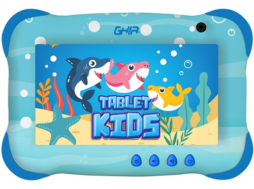 Tablet Kids Ghia Pantalla De 7  Pulgadas Ram 2gb Memoria 32gb Doble Cámara Wi-fi Bluetooth Batería 2500 Mah Android 13 Go Modelo Gk133t2