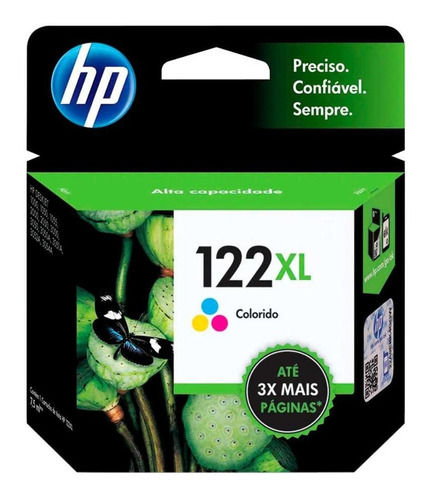 Cartucho Hp 122xl Colorido - Ch564hb - Original