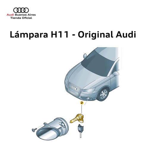 Lmpara H11 Audi Q7 2010 Al 2015 Foto 5