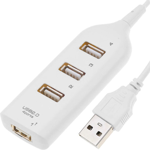 Hub Multiplicador Usb Com 4 Portas Extensor E Carregador